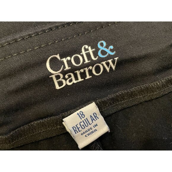 Croft & Barrow effortless stretch black SKORT SIZE 18 REG Womens - Picture 5 of 7